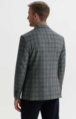 Marynarka slim fit w kratę^Vistula Fashion