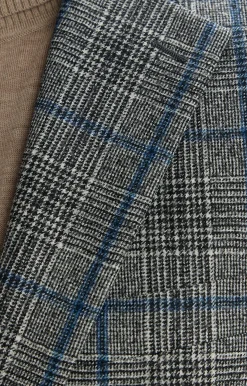 Marynarka slim fit w kratę^Vistula Fashion