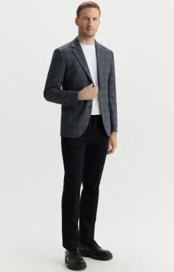 Marynarka slim fit w kratę^Vistula Best