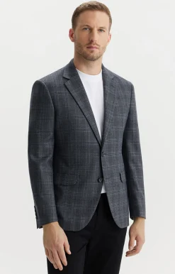 Marynarka slim fit w kratę^Vistula Best