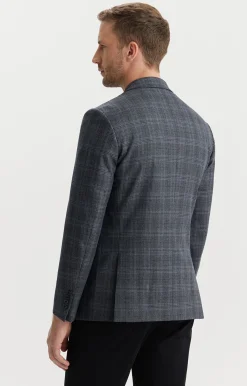 Marynarka slim fit w kratę^Vistula Best
