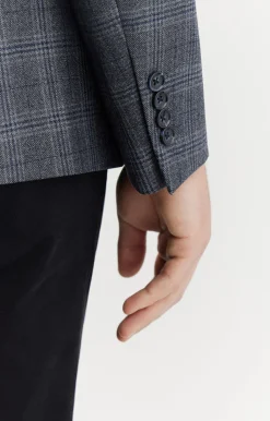 Marynarka slim fit w kratę^Vistula Best