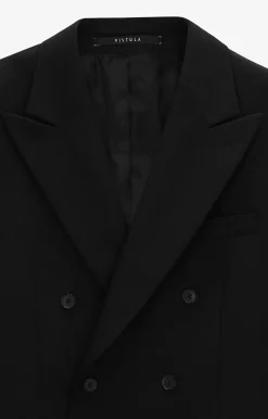 Marynarka slim fit z wełną^Vistula Fashion