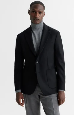 Marynarka slim fit z wełną z recyklingu^Vistula Online
