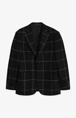 Marynarka slim fit z wełną z recyklingu^Vistula Fashion