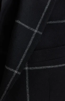 Marynarka slim fit z wełną z recyklingu^Vistula Fashion