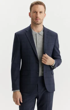 Marynarka super slim w kratę - zestaw^Vistula Discount