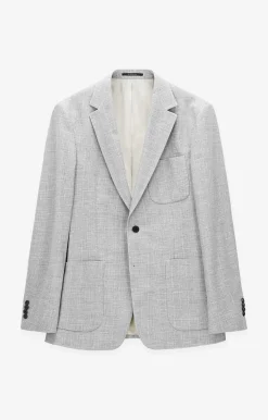 Marynarka super slim w kratę^Vistula Discount