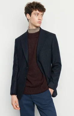 Marynarka super slim z wełną^Vistula Fashion