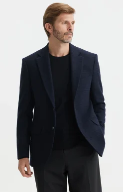 Marynarka super slim z wełną z recyklingu^Vistula New