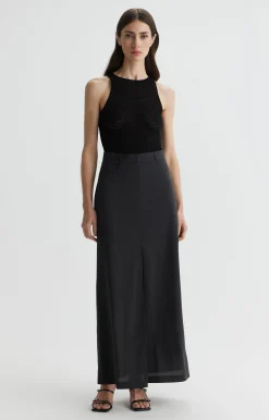 Rozkloszowana spódnica z wełną^Vistula Fashion