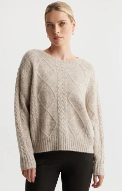 Sweter o warkoczowym splocie^Vistula Online