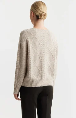 Sweter o warkoczowym splocie^Vistula Online