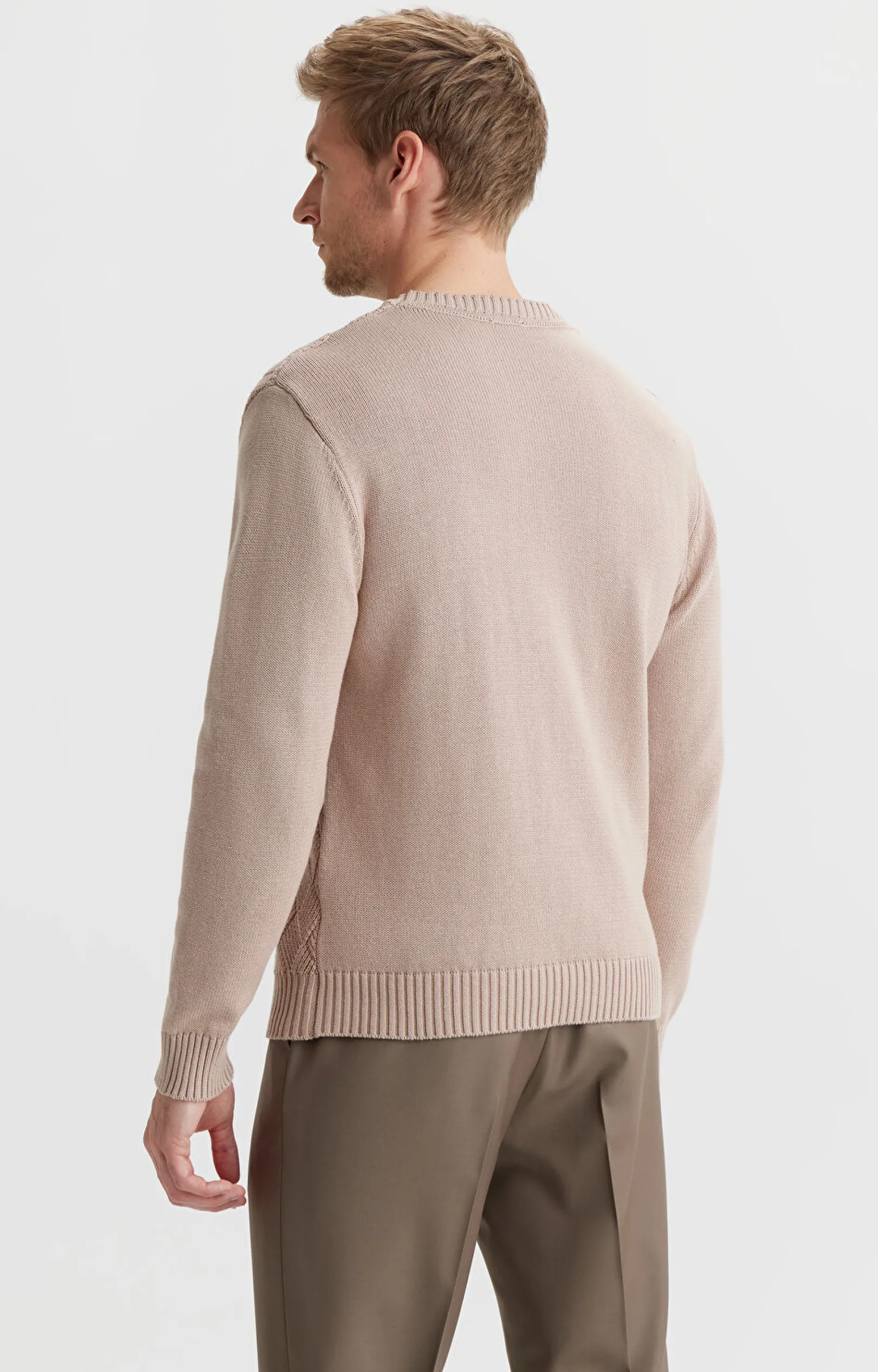 Sweter w strukturalny wzór^Vistula Outlet