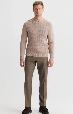 Sweter w strukturalny wzór^Vistula Outlet