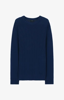 Sweter w strukturalny wzór^Vistula Outlet