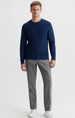 Sweter w strukturalny wzór^Vistula Outlet