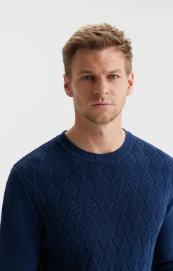 Sweter w strukturalny wzór^Vistula Outlet