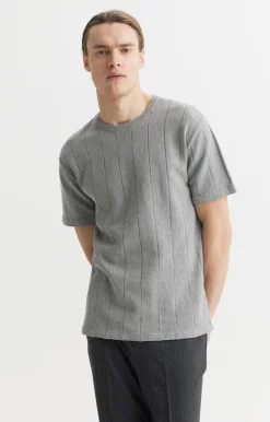 T-shirt z dzianiny swetrowej^Vistula Outlet
