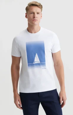 T-shirt z printem^Vistula Sale