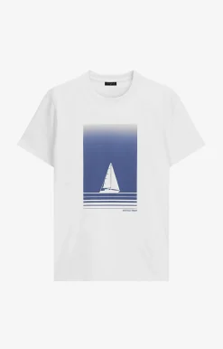 T-shirt z printem^Vistula Sale