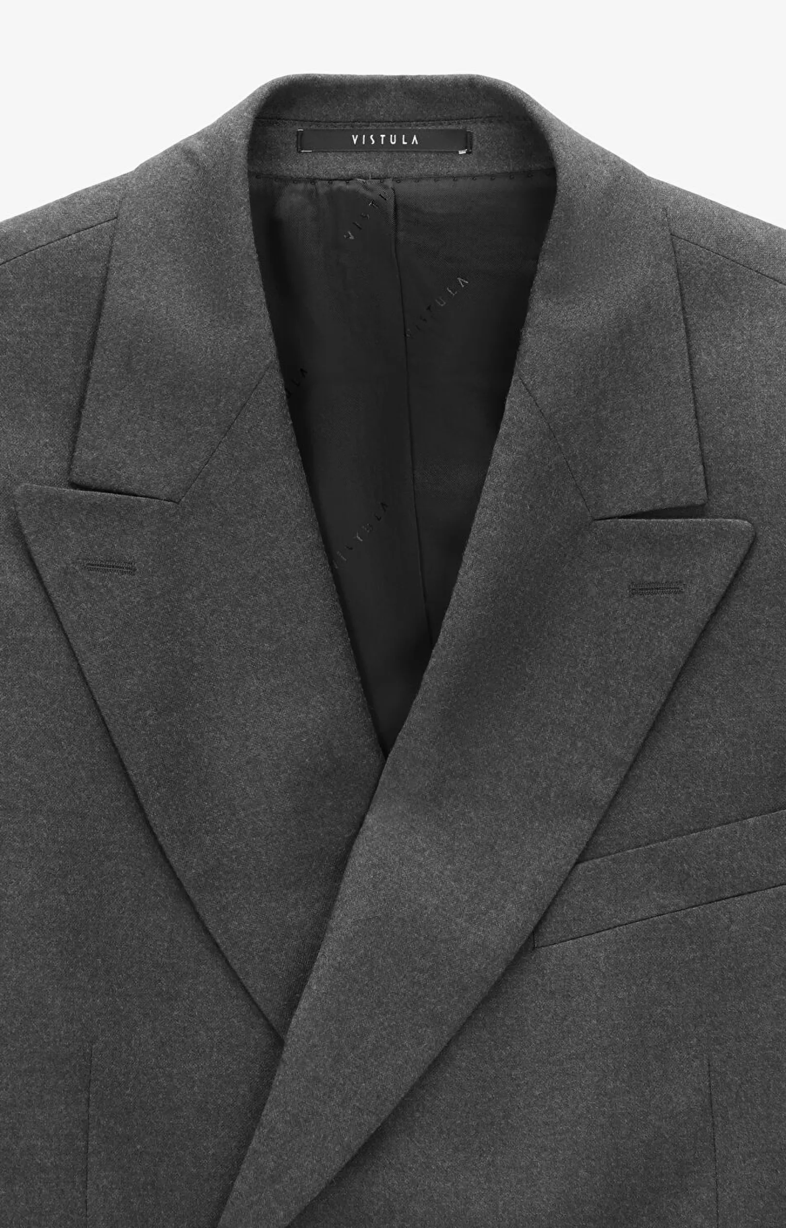 Wełniana marynarka slim fit - zestaw^Vistula Hot